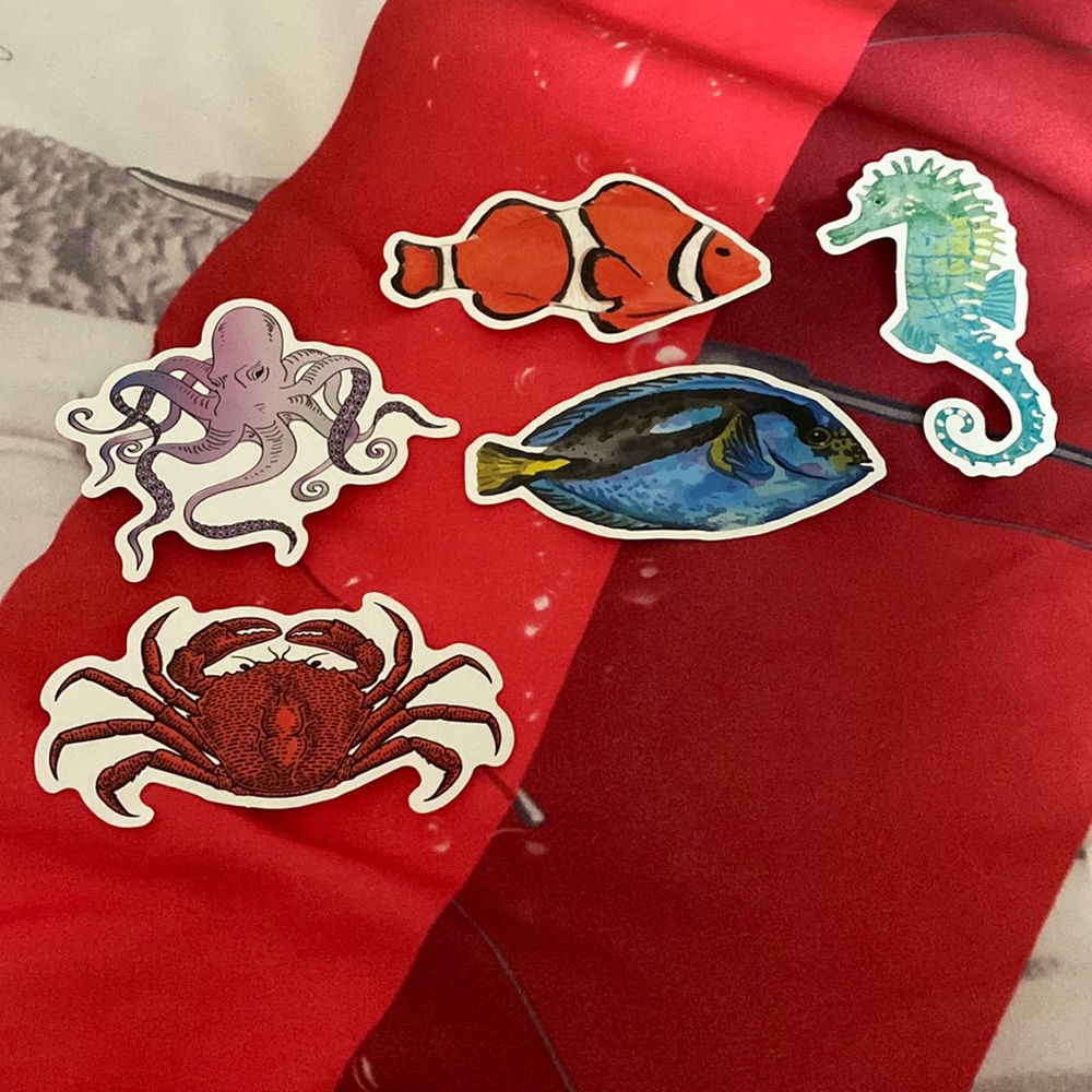 5 Marine Stickers